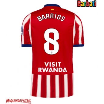 Atletico Madrid Pablo Barrios #8 Tricou Fotbal Replică 2026-27 Barbati Acasa